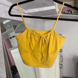 Aeropostale Yellow Camisole Top